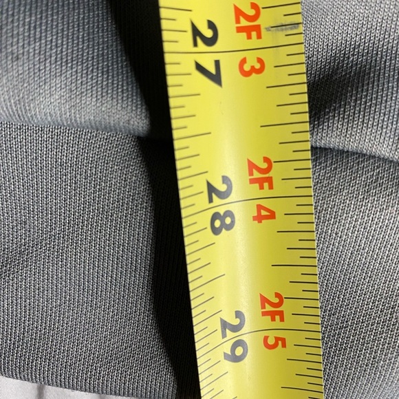 Puma Grey Track Jacket Activewear Sz M Full Zip Sports Casual Athletic Blue Logo - Picture 8 of 8